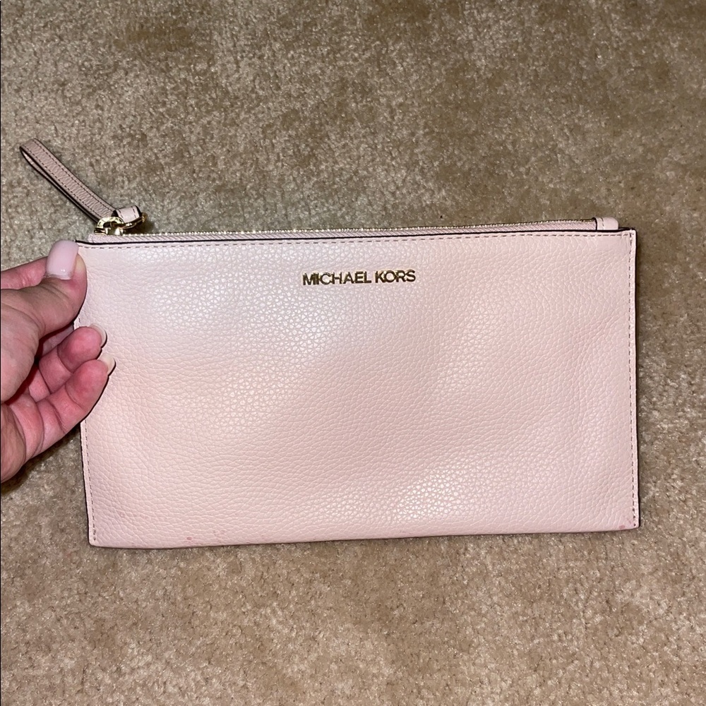 Michael Kors Blush Pink Wristlet
